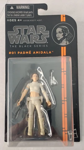 Padme Amidala STAR WARS 3.75 Black Series # 01  A5158 Hasbro Action Figure Cover
