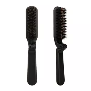 Spazzola pieghevole da viaggio,con setole,per capelli e barba,piccola,portatile - Foto 1 di 9