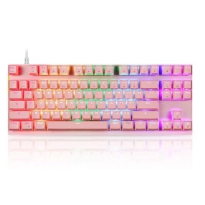 Gaming Mechanical Keyboard RGB Led Backlit Wired with Anti-Dust Proof Switches - Picture 1 of 6