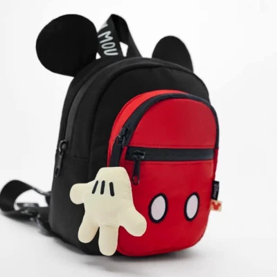 Mickey Mouse Kids Backpack Cute Disney School Bag Charms Boys & Girls - Image 1 of 4