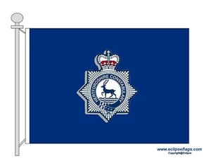 Bandiera Polizia Hertfordshire - Materiale Bandiera Alta Qualità Varie Misure Bandiera - Foto 1 di 8