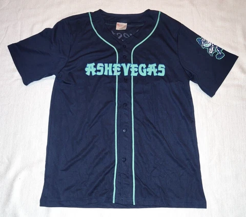 NICE rare Asheville Tourists 2020 Ashevegas SGA Promotional Baseball Jersey L Cover