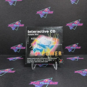 Interactive CD Volume 4 Sampler Pack Demo Disc PS1 PlayStation 1 - Complete CIB - Picture 1 of 4