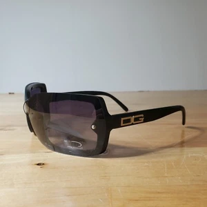DG High Fashion Vintage Sunglasses NEW Authentic UV 400 Protection 2522 Black - Picture 1 of 5