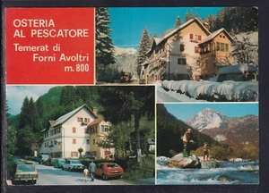 Cartolina Temerat di Forni Avoltri Osteria Al Pescatore VEDUTINE F1016 - Picture 1 of 1