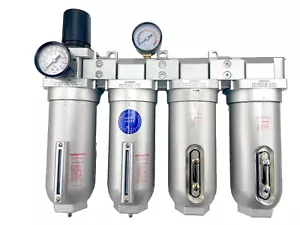 1" SUPER DUTY INDUSTRIAL GRADE FILTER REGULATOR COALESCING DESICCANT EX DRYER - Picture 1 of 7