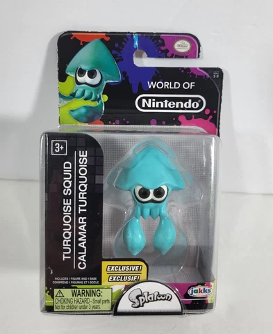 Turquoise Squid 2.5” Figure - World of Nintendo - New Cover
