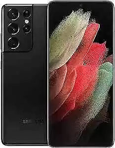 Samsung Galaxy S21 Ultra 5G SM-G998U1 Unlocked 256GB Phantom Black C - Image 1 of 1