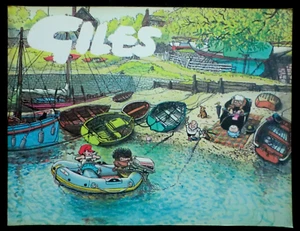 SIGNED; GILES ANNUAL 29/29th Series (1974-1975) Political & Satirical Cartoons - Picture 1 of 12