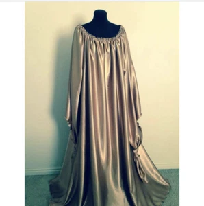 Gold Satin Renaissance Dress Chemise - Picture 1 of 1