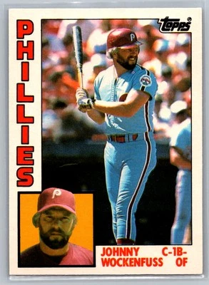 Johnny Wockenfuss 1984 Topps Traded Philadelphia Phillies #130T - Image 1 of 2
