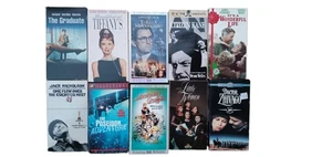 VHS Classic Movie Lot 10: Citizen Kane / Breakfast at Tiffanys / The Graduate + - Picture 1 of 1