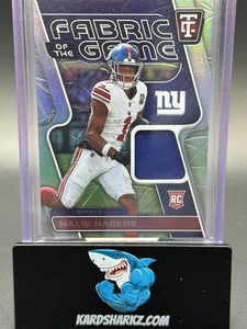 Tela del juego 2024 totalmente certificada novato Malik Nabers #FGR-MLN/149 RC - Imagen 1 de 2