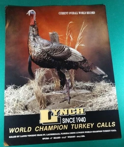 #350 2-ADVERTISIN LYNCH CAMPEÓN MUNDIAL GENERAL TURQUÍA PÓSTER DE LLAMADA/CATÁLOGO - Imagen 1 de 5