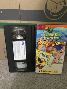 SpongeBob Squarepants: Sponge - A - Rama ( VHS, 2003 ) Nickelodeon untested READ - Picture 1 of 3
