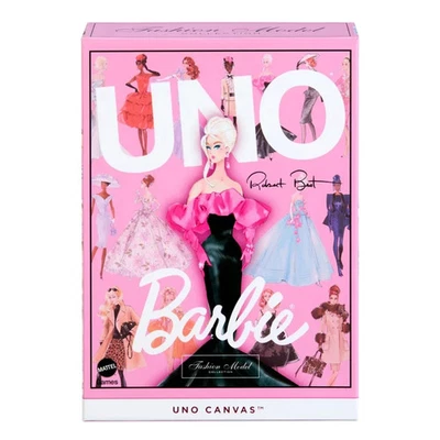 New UNO Canvas Barbie Fashion Model Collection Deck  Robert Best Card Game - Image 1 of 4