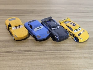 Disney Cars Diecast Bundle X4 - Dinoco Cruz Ramirez Jackson Storm Sally Carrera. - Foto 1 di 10