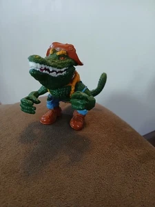 TMNT LEATHERHEAD 1989 Teenage Mutant Ninja Turtles figurina originale VINTAGE - Foto 1 di 4
