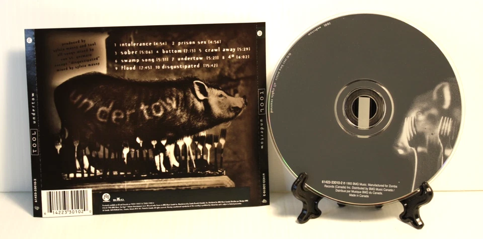 Undertow by Tool (CD, 1996) Disc & Tray Card ONLY! Canada Import,Cinram Pressing - Imagem 1 de 1