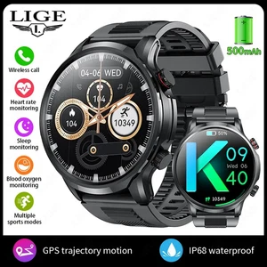 New 1.95”HD Extra Large Screen GPS Outdoor Professional Sports Smart Watch Men W - Picture 1 of 16