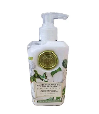 Michel Design Works Magnolia 花瓣手部和身体乳液带乳木果油 12 盎司 — 第 1/2 张图片