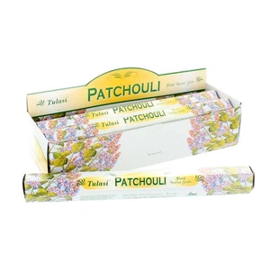 Tulasi Räucherstäbchen - 6 Boxen x 20 Stäbchen = insgesamt 120 Stäbchen - PATCHOULI - Bild 1 von 1