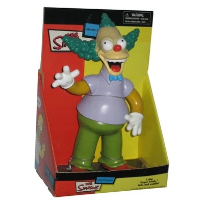 The Simpsons Krusty the Clown Rare 8 Inch Figure - Image 1 of 2