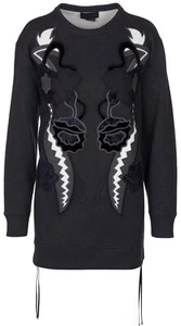 Diesel Black Gold Women's Gray Cotton Oversized 'Febo' Pullover Sweatshirt - ... - Picture 1 of 4