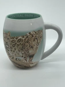 Taza de café Central Park Zoo New York City NYC leopardo gato grande recuerdo coleccionista - Imagen 1 de 8