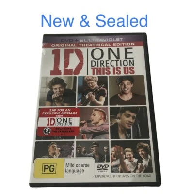 One Direction This Is Us DVD 1D Music Merchandise Memorabilia Collectable New R4 - image 1 of 4