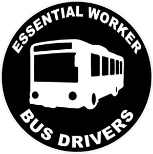 Essential Worker Bus Drivers Decal - Picture 1 of 1