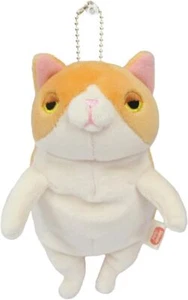 Shinada Global Mochi-Neko Cat Hachiware Orange Mini Plush Doll 7×5×14cm  - Picture 1 of 2