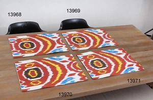 Ikat Kissenbezug Usbekisch 4er Set 14,96 Zoll x 20,67 Zoll Brandneu Schneller Versand 13968 - Bild 1 von 17
