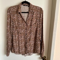 Rare Betabrand Shirt RBG Print Sz S 