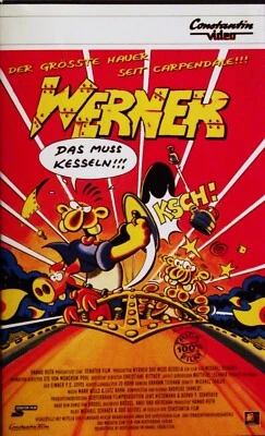 WERNER ~ Das muss Kesseln  * ERSTAUFLAGE ~ großes  Verleihcover * RARITÄT * KULT - Bild 1 von 4