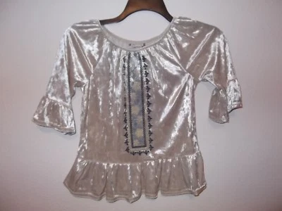 SPEECHLESS - GIRLS - TOP - BEIGE MULTI - SIZE MEDIUM     (AC-27-467) - Image 1 of 3