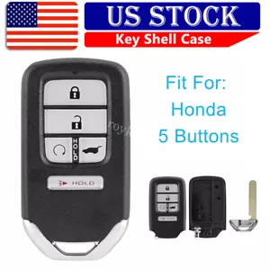 For 2016 2017 2018 Honda Pilot Smart Remote 5buttons Key Shell Case Fob KR5V2X - Picture 1 of 10