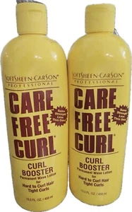 Lot Of 2 Softsheen Carson Care Free Curl Booster Permanent Wave Lotion 15.5oz - Picture 1 of 1