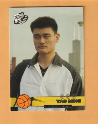 Pase de prensa Yao Ming Houston Rockets 2002 #18 7E Foto 1 de 2
