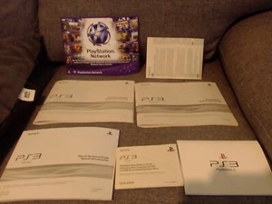 PlayStation 3 PS3 Slim Original Sony Manuals - Picture 1 of 1