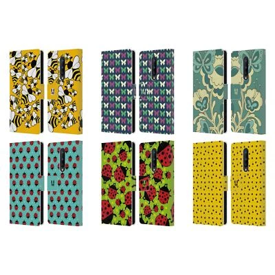 HEAD CASE DESIGNS BUGGED LIFE LEATHER BOOK WALLET CASE COVER FOR ONEPLUS PHONES - Image 1 of 4