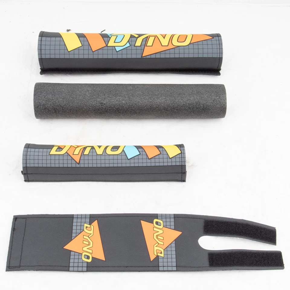 GT Dyno 1987 Retro 3 Piece Nylon BMX Bike Pad Set Old School 80s Compe D-tour