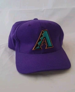 Vintage Arizona Diamondbacks MLB GrossCap Strapback Wool Blend Hat Cap 90s Vtg - Picture 1 of 6