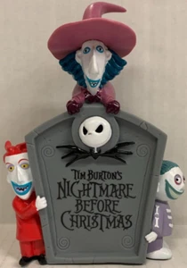 1998 SEGA NIGHTMARE BEFORE CHRISTMAS LOCK,SHOCK, AND BARREL TOMBSTONE BANK NEW - Picture 1 of 9