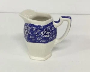James Sadler Creamer Porcelain Blue and White Floral Pattern (7) # 452 - Picture 1 of 3