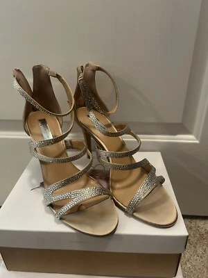 INC REGANN2 - Gold and Silver Stilleto Pumps Size 10 - Image 1 of 4