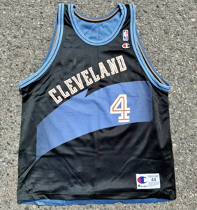 Vintage Champion Shawn Kemp Chris Webber Reversible 90s NBA Basketball Jersey 44 - Picture 1 of 12