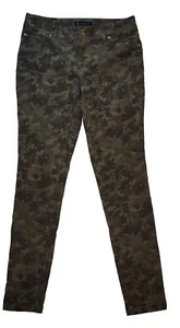 Camo Green INC International Concepts Sz 2 Skinny Leg Stretch Pants Camouflage - Picture 1 of 8