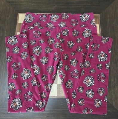 NUEVO Leggings mujer LuLaRoe TC rojo tigres muy suaves. Foto 1 de 4
