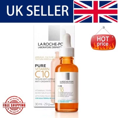 La Roche Posay Pure Vitamin C10 Anti Wrinkle Anti Oxidant Serum 30ml UK Seller - Image 1 of 4